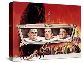 The Raven, Boris Karloff, Vincent Price, Peter Lorre, 1963-null-Stretched Canvas