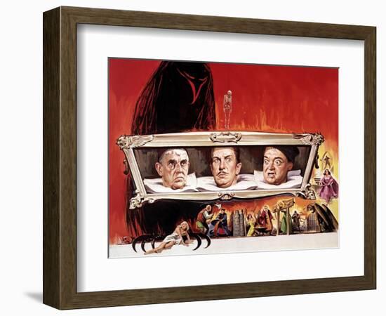 The Raven, Boris Karloff, Vincent Price, Peter Lorre, 1963-null-Framed Art Print