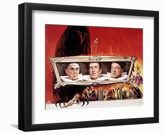 The Raven, Boris Karloff, Vincent Price, Peter Lorre, 1963-null-Framed Art Print