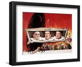 The Raven, Boris Karloff, Vincent Price, Peter Lorre, 1963-null-Framed Art Print