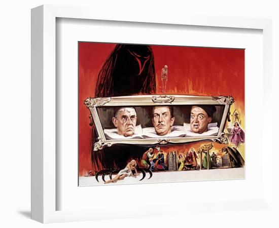 The Raven, Boris Karloff, Vincent Price, Peter Lorre, 1963-null-Framed Art Print