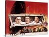 The Raven, Boris Karloff, Vincent Price, Peter Lorre, 1963-null-Stretched Canvas