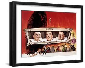 The Raven, Boris Karloff, Vincent Price, Peter Lorre, 1963-null-Framed Art Print