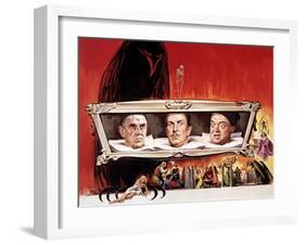 The Raven, Boris Karloff, Vincent Price, Peter Lorre, 1963-null-Framed Art Print