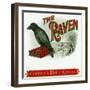 The Raven Brand Cigar Box Label-Lantern Press-Framed Art Print