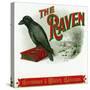 The Raven Brand Cigar Box Label-Lantern Press-Stretched Canvas