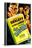The Raven, Irene Ware, Boris Karloff, Ian Wolfe, Bela Lugosi, Inez Courtney, Lester Matthews, 1935-null-Stretched Canvas