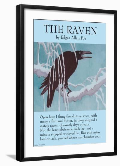 The Raven-null-Framed Art Print