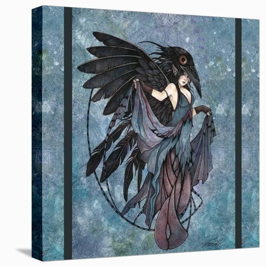 The Raven-Linda Ravenscroft-Stretched Canvas