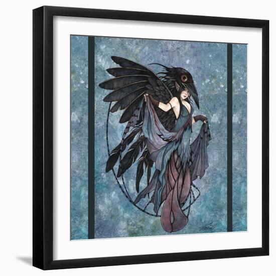 The Raven-Linda Ravenscroft-Framed Giclee Print