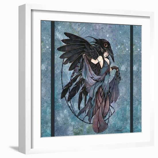 The Raven-Linda Ravenscroft-Framed Giclee Print