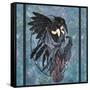 The Raven-Linda Ravenscroft-Framed Stretched Canvas