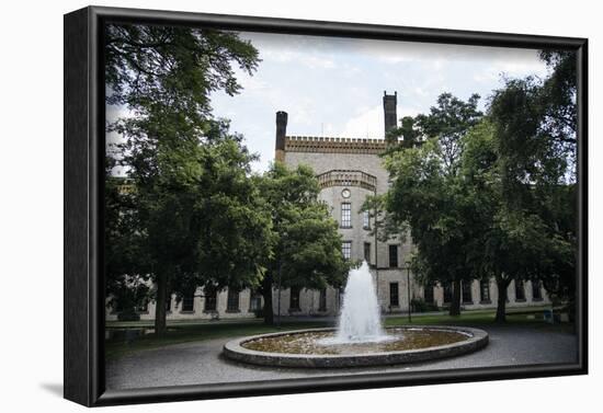 The Ravensberger Spinnerei in Bielefeld in the Ravensberger park.-Nadja Jacke-Framed Photographic Print