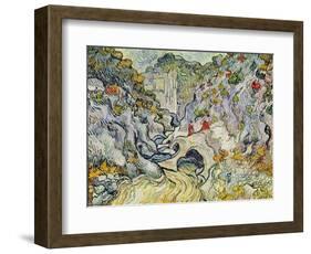 The Ravine of the Peyroulets, 1889-Vincent van Gogh-Framed Giclee Print