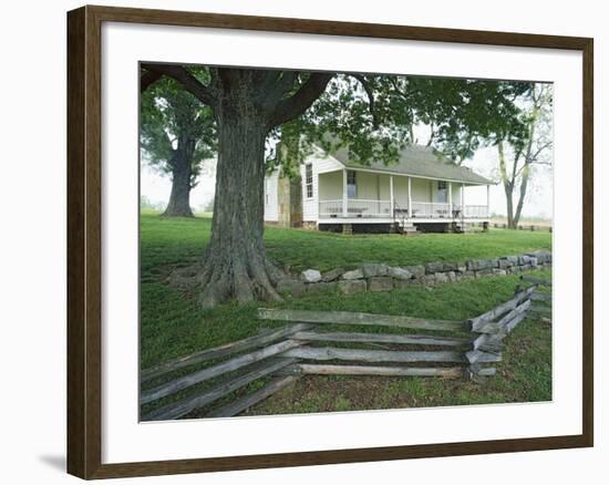 The Ray House, Wilson's Creek National Battlefield, Missouri, USA-Charles Gurche-Framed Photographic Print