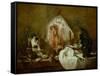 The Ray-Jean-Baptiste Simeon Chardin-Framed Stretched Canvas