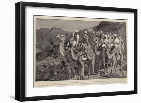 The Re-Opening of the Trade Route Between Suakin and Berber-William Small-Framed Giclee Print