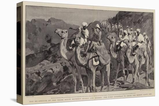 The Re-Opening of the Trade Route Between Suakin and Berber-William Small-Stretched Canvas