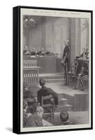 The Re-Trial of Captain Dreyfus-null-Framed Stretched Canvas