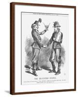 The Re-United States, 1865-John Tenniel-Framed Giclee Print