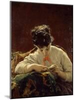 The Reader, 1867-Moses Griffith-Mounted Giclee Print