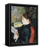 The Reader, 1877-Pierre-Auguste Renoir-Framed Stretched Canvas