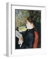 The Reader, 1877-Pierre-Auguste Renoir-Framed Giclee Print