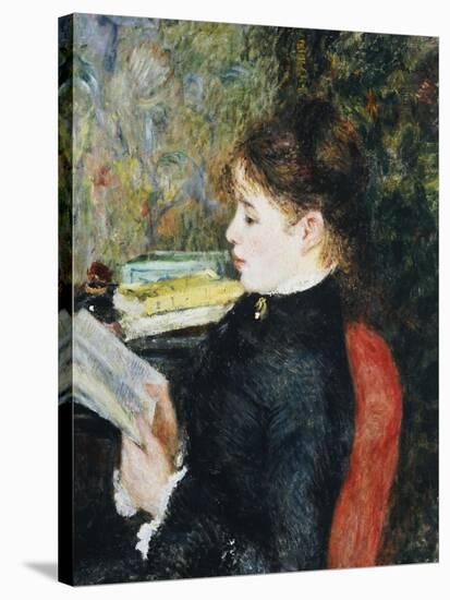 The Reader, 1877-Pierre-Auguste Renoir-Stretched Canvas