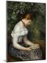 The Reader (A Young Girl Seated), 1887-Pierre-Auguste Renoir-Mounted Giclee Print