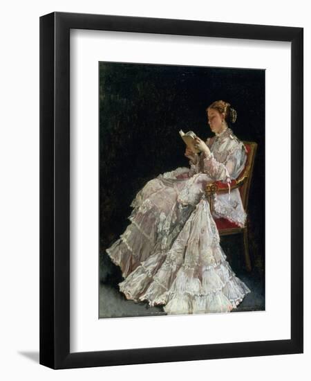 The Reader, C.1860-Alfred Emile Léopold Stevens-Framed Giclee Print