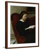 The Reader, c.1861-Henri Fantin-Latour-Framed Giclee Print