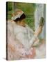 The Reader circa 1878-Mary Cassatt-Stretched Canvas
