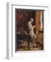 The Reader in White, 1857-Jean-Louis Ernest Meissonier-Framed Giclee Print