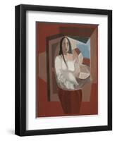 The Reader; La Liseuse, 1926-Juan Gris-Framed Premium Giclee Print