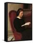 The Reader (Marie Fantin Latour, the Artist's Sister)-Henri Fantin-Latour-Framed Stretched Canvas