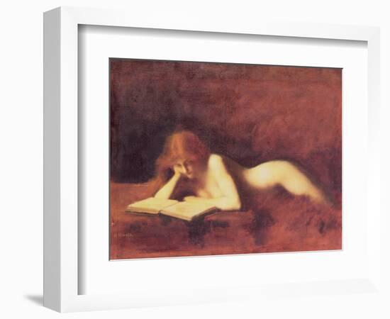 The Reader-Jean-Jacques Henner-Framed Giclee Print