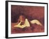 The Reader-Jean-Jacques Henner-Framed Giclee Print