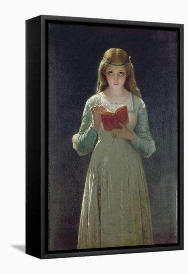 The Reader-Pierre-Auguste Cot-Framed Stretched Canvas