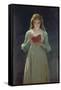 The Reader-Pierre-Auguste Cot-Framed Stretched Canvas