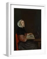 The Reader-Eglon Hendrick van der Neer-Framed Giclee Print