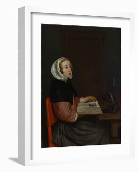 The Reader-Eglon Hendrick van der Neer-Framed Giclee Print