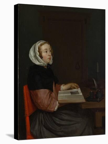 The Reader-Eglon Hendrick van der Neer-Stretched Canvas