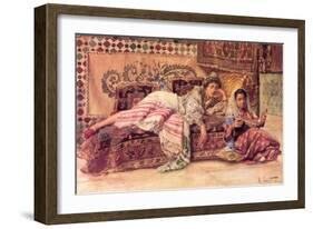 The Reader-Rudolph Ernst-Framed Art Print