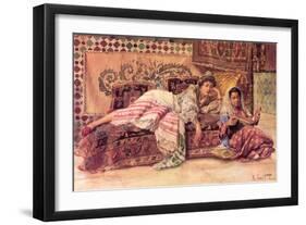 The Reader-Rudolph Ernst-Framed Art Print