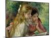 The Reading, c.1890-95-Pierre-Auguste Renoir-Mounted Giclee Print