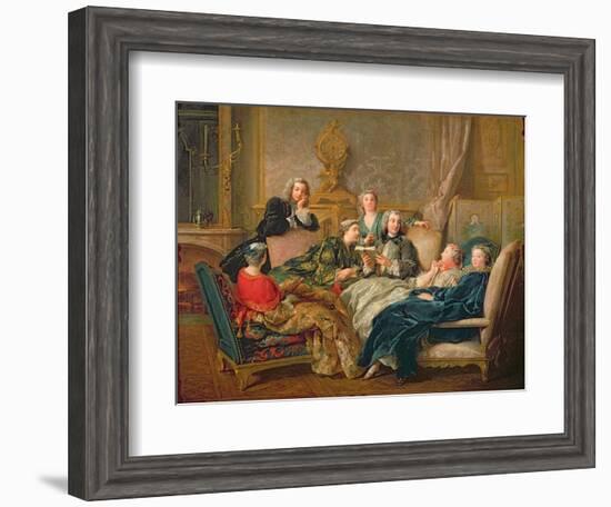 The Reading from Moliere, C.1728-Jean Francois de Troy-Framed Giclee Print