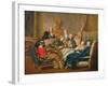 The Reading from Moliere, C.1728-Jean Francois de Troy-Framed Giclee Print