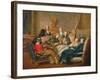 The Reading from Moliere, C.1728-Jean Francois de Troy-Framed Giclee Print