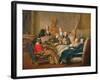 The Reading from Moliere, C.1728-Jean Francois de Troy-Framed Giclee Print