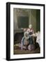 The Reading Lesson, 1740-Louis Aubert-Framed Giclee Print